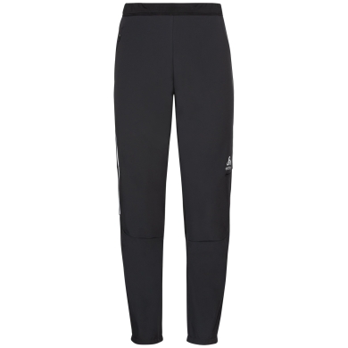 Odlo Functional Pants Cross-Country Ski Pants (windproof, warm, lightweight and breathable) black/gray Men